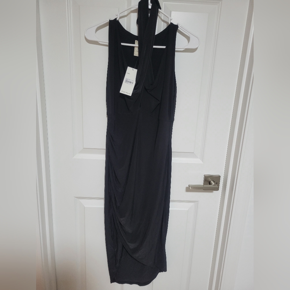 Style Rack Black Backless Dress